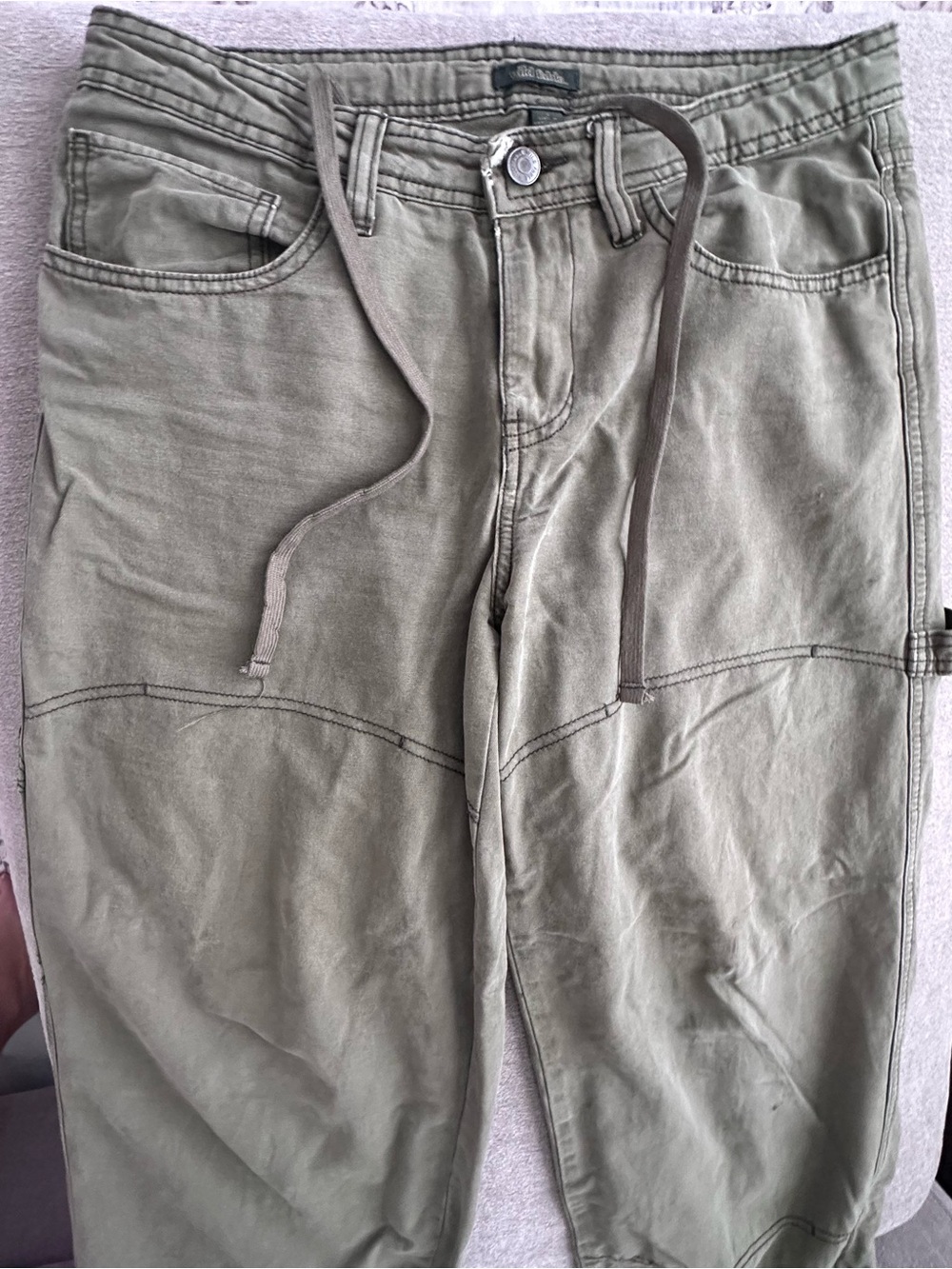 wild fable Olive Green Cargo Pants - Picture 3 of 5
